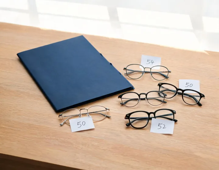 Independent optical eyewear sourcing worksheet illustration